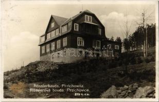 Príchovice, Przichowitz; Rösslerbaude / Rösslerová bouda / rest house