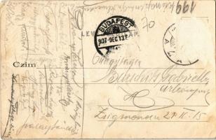 1907 Budapest XI. Ellmann Károly vendéglője, étterem, kert, tömeg. Ménesi út 70. (Rb)