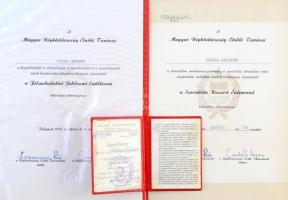 1967. "Szocialista Hazáért Érdemrend" zománcozott Br kitüntetés mellszalaggal, szalagsávva...