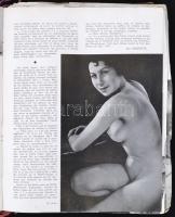 cca 1930 Paris Sex-Appeal c. erotikus folyóiratból különféle számaiból készült kolligátum, feltehető...