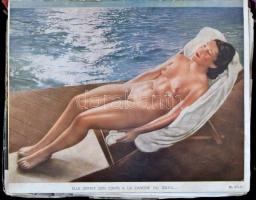 cca 1930 Paris Sex-Appeal c. erotikus folyóiratból különféle számaiból készült kolligátum, feltehető...
