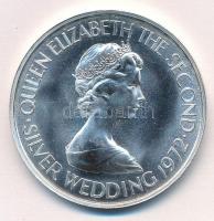 Jersey 1972. 2L 50p Ag "Ezüstlakodalom" T:1
Jersey 1972. 2 Pounds 50 Pence Ag "Silve...