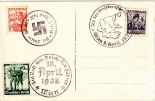 Ein Volk, Ein Reich, Ein Führer! - Adolf Hitler + "1938 Tag des Grossdeutschen Reichs Wien"...