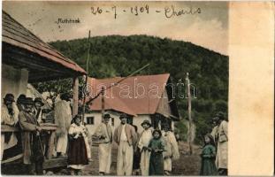1908 Ruthének, Rutének (ruszinok) a faluban / Rusyns in the village, folklore
