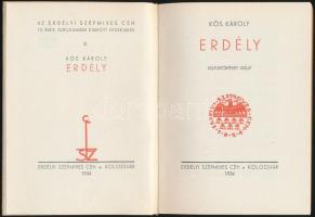 Kós Károly: Erdély. Bp.,1988,Szépirodalmi Könyvkiadó. Egészoldalas illusztrációkkal. Kiadói egészvás...