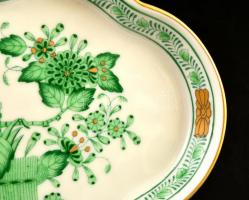 Herendi Apponyi mintás porcelán tálka Kézzel festett, jelzett, hibátlan.14 cm