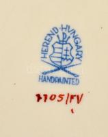 Herendi Apponyi mintás porcelán tálka Kézzel festett, jelzett, hibátlan.14 cm