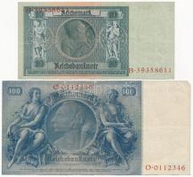 Németország / Weimari Köztársaság 1929. 10M + Német Harmadik Birodalom 1933. 50M (2x) + 1935. 100M T...