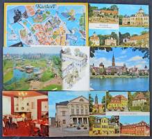 Kb. 800 db MODERN külföldi városképes lap / Cca. 800 modern European town-view postcards