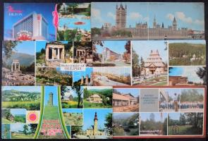 Kb. 235 db MODERN külföldi nagyalakú városképes lap / Cca. 235 modern European big sized town-view postcards