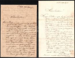 1877-1882 9 db Kiskunhalasról írt családi levél, számos érdekességgel a mindennapokról