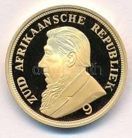 Dél-Afrika DN "1 POND 1898 / ZUID AFRIKAANSCHE REPUBLIEK" a "Single 9" aranyozot...