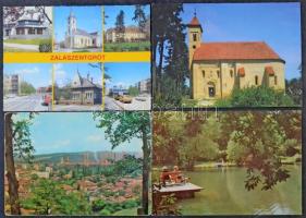 Kb. 780 db MODERN magyar városképes lap és motívumok / Cca. 780 modern Hungarian town-view postcards and motives