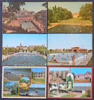 Kb. 1100 db MODERN magyar és külföldi városképes lap / Cca. 1100 modern Hungarian and European town-view postcards