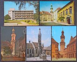 Kb. 900 db MODERN magyar városképes lap és motívumok / Cca. 900 modern Hungarian town-view postcards and motives