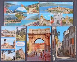 Kb. 700 db MODERN külföldi városképes lap és motívumok / Cca. 700 modern European town-view postcards and motives