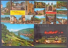 Kb. 700 db MODERN magyar városképes lap / Cca. 700 modern Hungarian town-view postcards