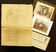 1928-1943 Kis cserkész tétel közte Jamboree fotó+JAmboree képeslap alkalmi bélyegzéssel