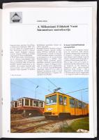 cca 1982-1997 Vegyes vasúttal kapcsolatos tétel, 4 db: 

cca 1982 Villamos járművek és dízel-villa...