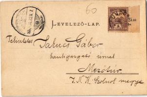 1900 Alcina, Alzen, Altina; Bergturm, Alzen / Evangélikus erődtemplom tornya, látkép / tower of the ...