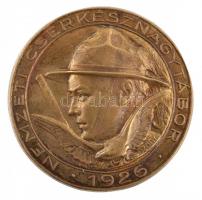 Sződy Szilárd (1878-1939) 1926. Nemzeti Cserkésznagytábor Cu jelvény (28,5mm) T:1 / Hungary 1926. Nemzeti Cserkésznagytábor Cu badge. Sign.: Szilárd Sződy (28,5mm) C:AU