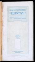 1904 Magyar nyomdászok évkönyve, szerk. Pavlovszky József Alajos, vászon kötésben