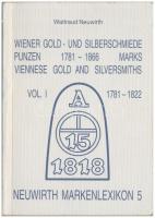 Waltraud Neuwirth: Neuwirth Markenlexikon 5. Wiener Gold- und Silberschmiede, Punzen (Bécsi arany- és ezüstművesek jelzései) 1781-1822. Bécs, 2000. Szép állapotban.