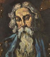 Jelzés nélkül: Rabindranath Tagore. Kollázs, farost, 40×28 cm