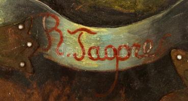 Jelzés nélkül: Rabindranath Tagore. Kollázs, farost, 40×28 cm