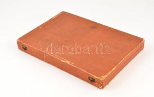 Ezüst nyelű süteményes készlet saját (sérült) dobozában. Jelzett