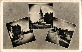1944 Lápafő, utcaképek, templom