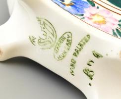 Kispesti Porcelángyár  Szegedi emlék kulacs. Kézzel festett. Jelzett. 16 cm