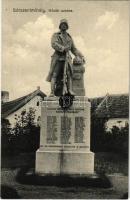 Sárszentmihály, Hősök szobra, első világháborús emlékmű