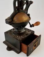 Peugeot jelzett nagyméretű, pultra erősíthető áruházi kávédaráló / Large commercial coffe grinder, 3...