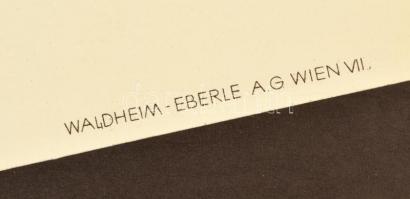 1938 August Fischinger (1887-1958): Bécsi Vásár, plakát, 1938. szept. 11-17. Wien, Waldheim-Eberle A...