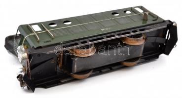 MÁV feliratú régi villamos motorvonat, három személykocsival, viseltes állapotban, hiánytalan, működ...