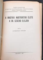 6 db történelmi munka: Sinkovics István: A magyar nagybirtok a XV. század elején, Bp., 1933, Kniewal...