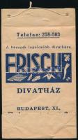 Frisch Divatház (Bp. Fehérvári út) reklámzacskó, jó állapotban