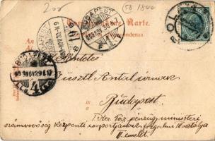 1903 Scharfe Schiessübungen im Boote / Manovre di tiro / Éleslövészeti gyakorlat / Austro-Hungarian ...