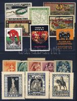 28db régi magyar+3 külföldi levélzáró (hozzá 1 modern+1 gyufacimke)