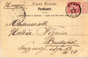 1901 Virton, street view, shops. Ed. Nels Serie 32. No. 29. (EK)