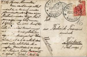 1910 Cavaglia, Szent István Magyar Intézet / Hungarian Institute in Cavaglia (Italy). photo (Hungari...