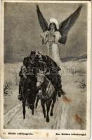 Der Helden Schutzengel / Hősök védőangyala. Tarnai / WWI Austro-Hungarian K.u.K. military, guardian angel of the heroes, art postcard (fl)