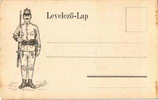 Eger, osztrák-magyar katonák a laktanya udvarán / Austro-Hungarian K.u.K. military, soldiers at the ...