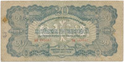 1944. 20P Egyvonalas számok T:III,III- Adamo P45h