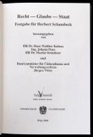 Kaluza/Penz/Strimitzer/Weiss: Recht-Glaube-Staat. Festgabe für Herbert Schambeck. Dedikált. + hozzá ...