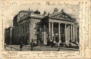 1904 Nagyvárad, Oradea; Szigligeti színház / theatre + portó