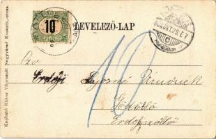 1904 Nagyvárad, Oradea; Szigligeti színház / theatre + portó