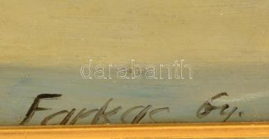 Farkas Gyöngyi (1959-): Mezei virágok. Olaj, farost, jelzett, keretben, 40×50 cm