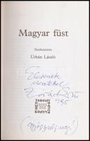 Magyar füst. Szerk.: Urbán László. Bp., (1994.), Héttorony Könyvkiadó. A borító grafikája és illuszt...